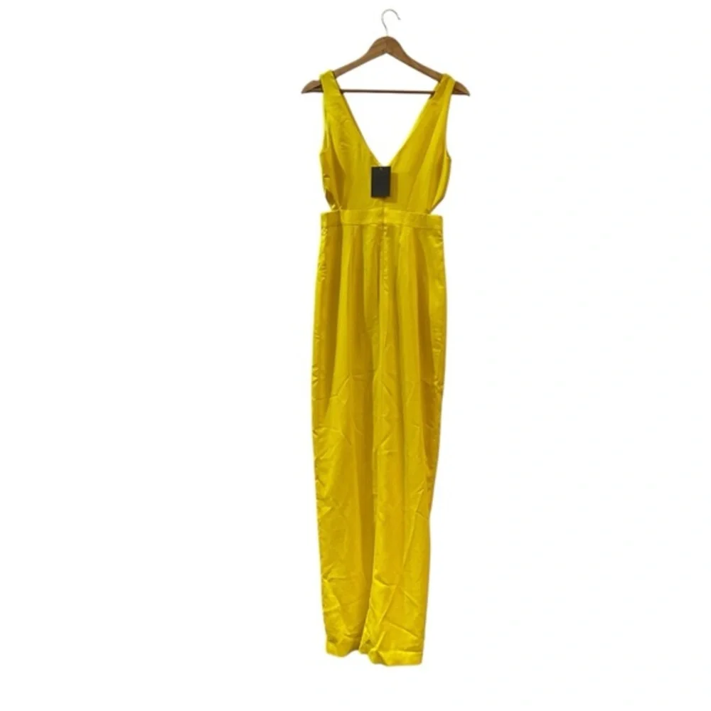 NBD Women's Greta Gown Cut Out Maxi Dress in Yeillow Size Small‎ NWT - Picture 6 of 11